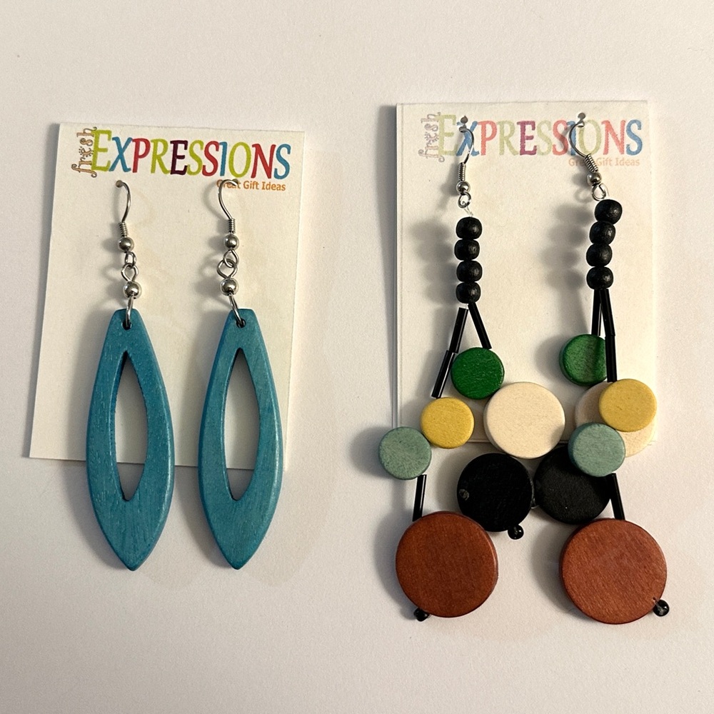 NWT Wood Earring Bundle
